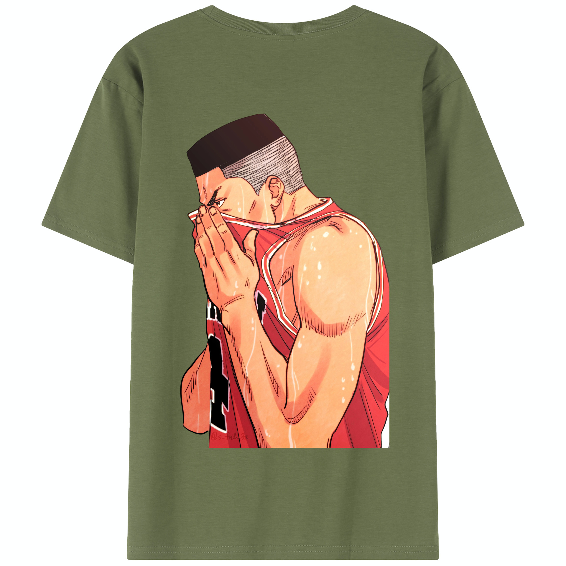 SLAM DUNK／スラムダンク 綿100％半袖Tシャツ（背面プリント）